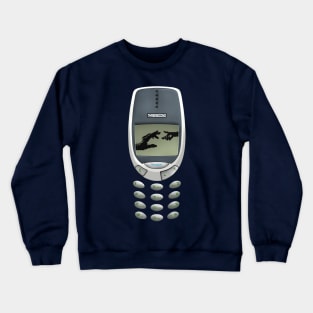 retro classic handphone Crewneck Sweatshirt